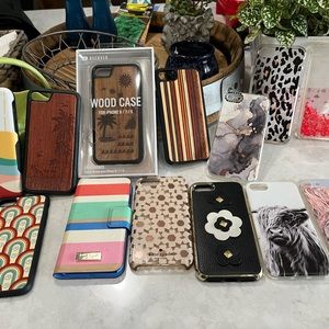 iPhone cases  that fit 8/7/6 bundle of 13
